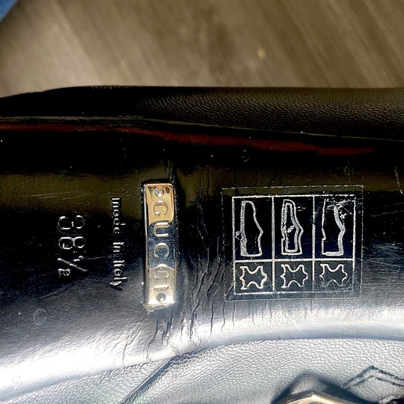 Gucci premium black leather ankle boots. Made in Italy. - Picture 3 of 4